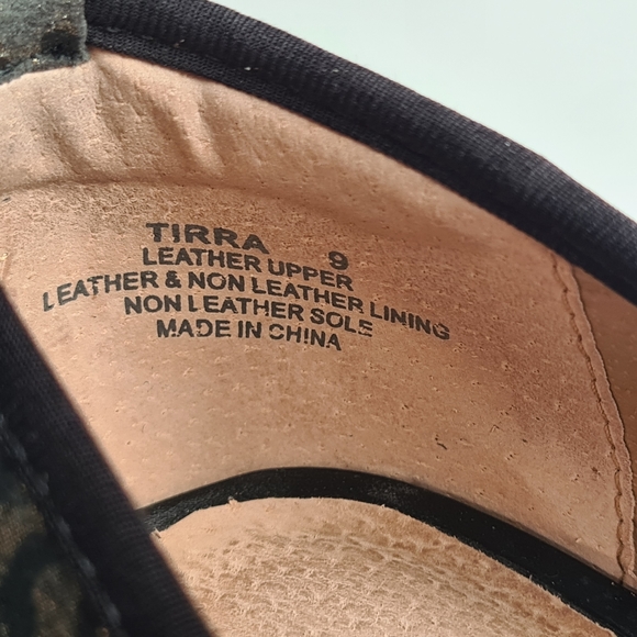 Hush Puppies Size 9 Animal Print Leather Ballet Flats Shoes - Picture 9 of 14